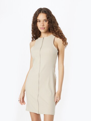 Calvin Klein Jeans Dress in Beige: front