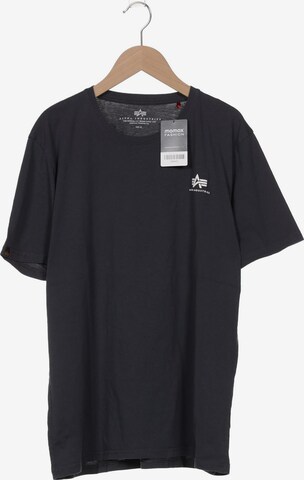 ALPHA INDUSTRIES T-Shirt XL in Grau: predná strana