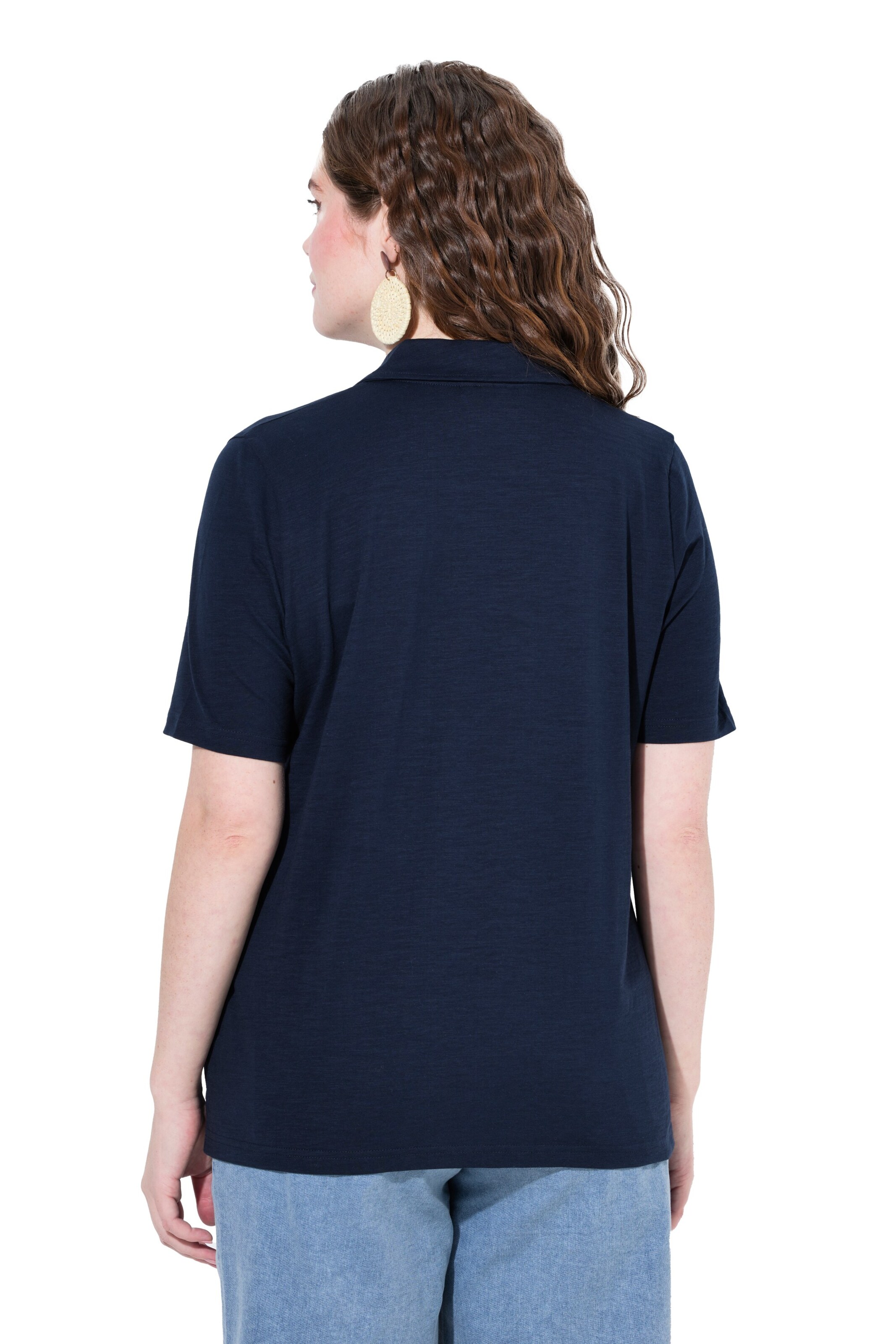 T-shirt Ulla Popken en bleu