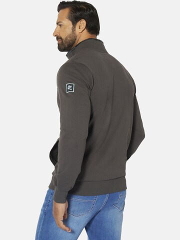 Jan Vanderstorm Sweatjacke 'Javald' in Grau