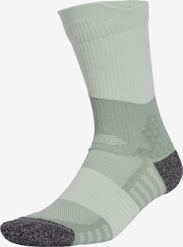 ADIDAS PERFORMANCE Sports socks 'Runxboost' in Green: front