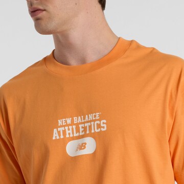 T-Shirt 'Heritage' new balance en orange