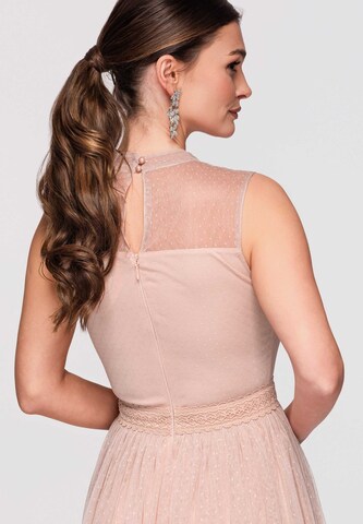 Ombre Abendkleid in Beige