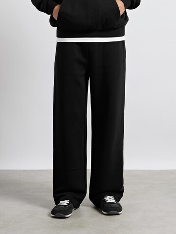 Burocs Wide leg Workout Pants in Black