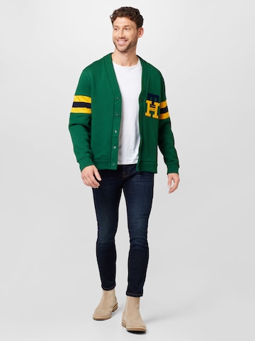 TOMMY HILFIGER Sweatvest in Groen