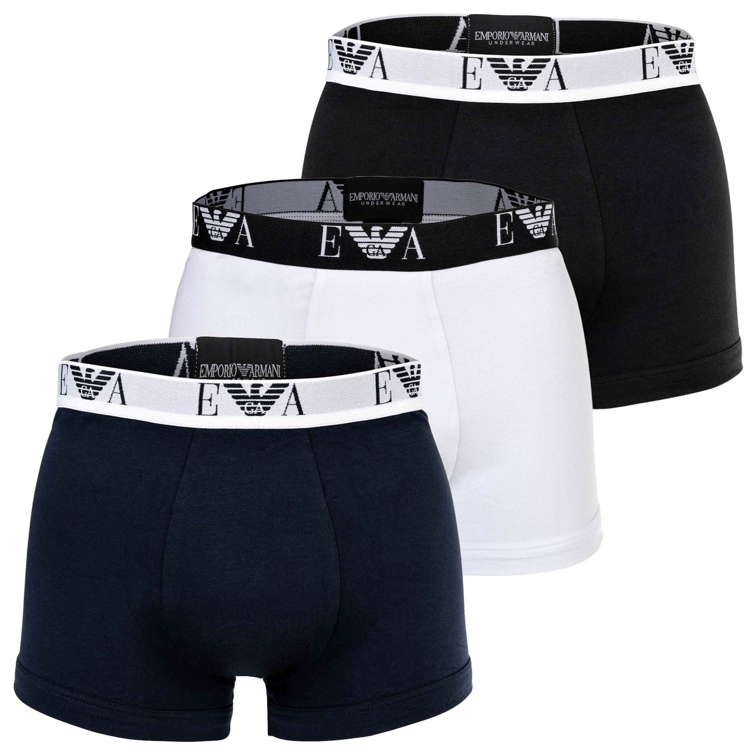 Emporio Armani Boxeralsók - fekete: elől