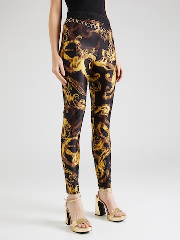 Versace Jeans Couture Skinny Leggings in Schwarz: predná strana