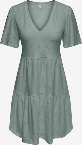Robe 'ONLSMILLA' ONLY en vert : devant