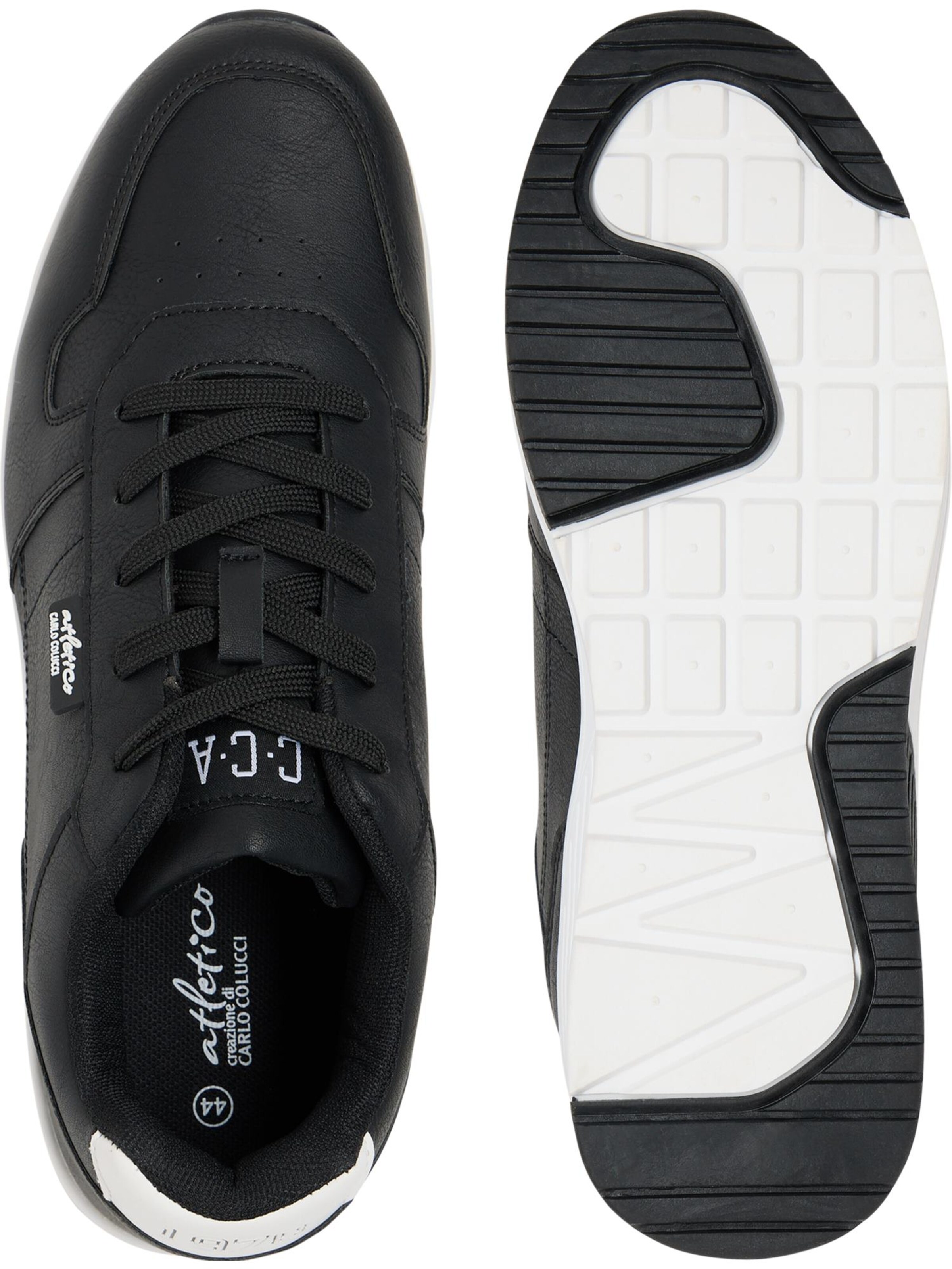 Carlo Colucci Platform trainers 'Eder' in Black