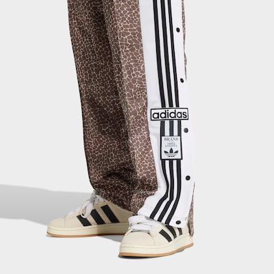 ADIDAS ORIGINALS Sporthose in braun / weiß, Produktansicht