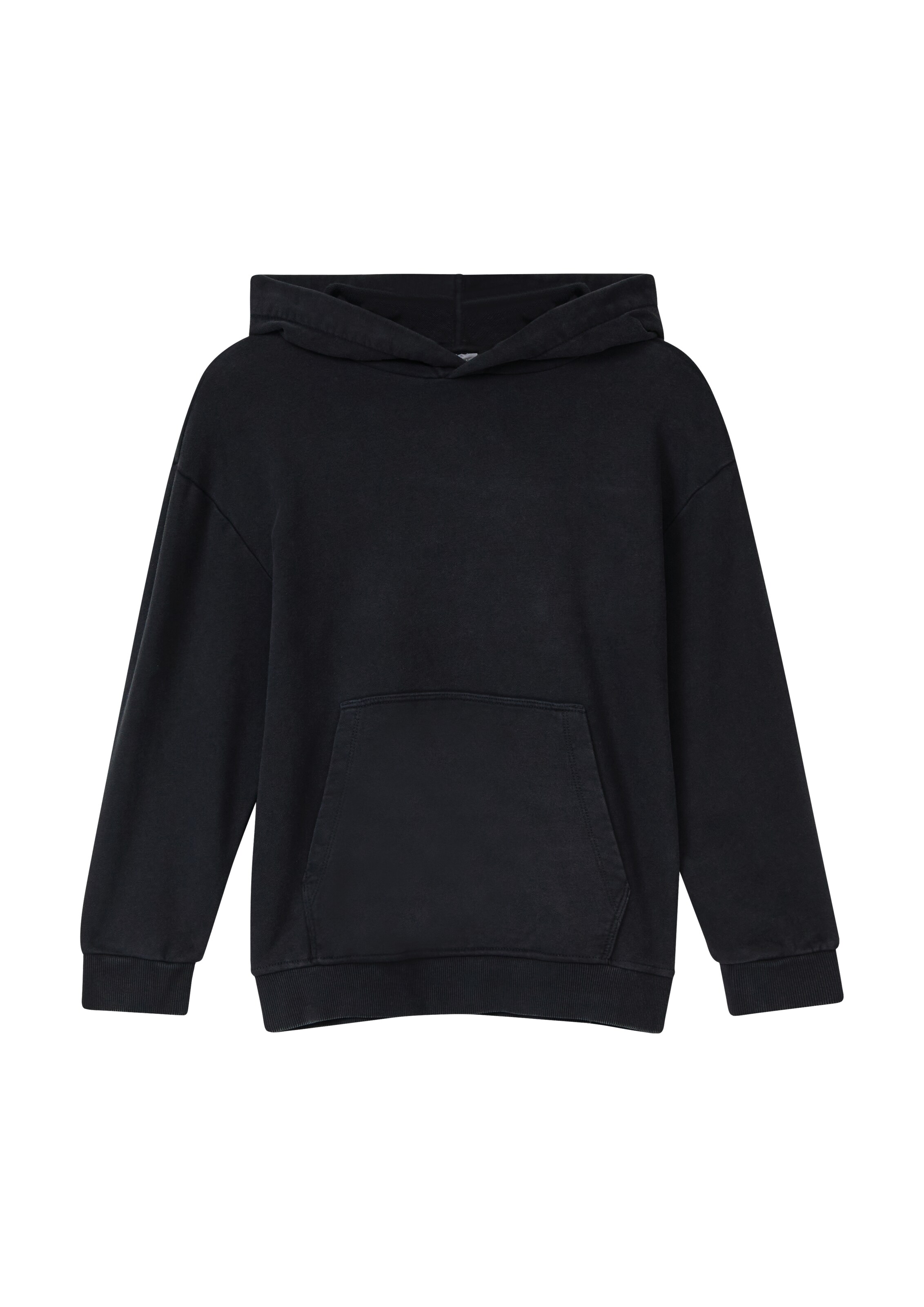 s.Oliver Sweatshirt in Zwart: voorkant