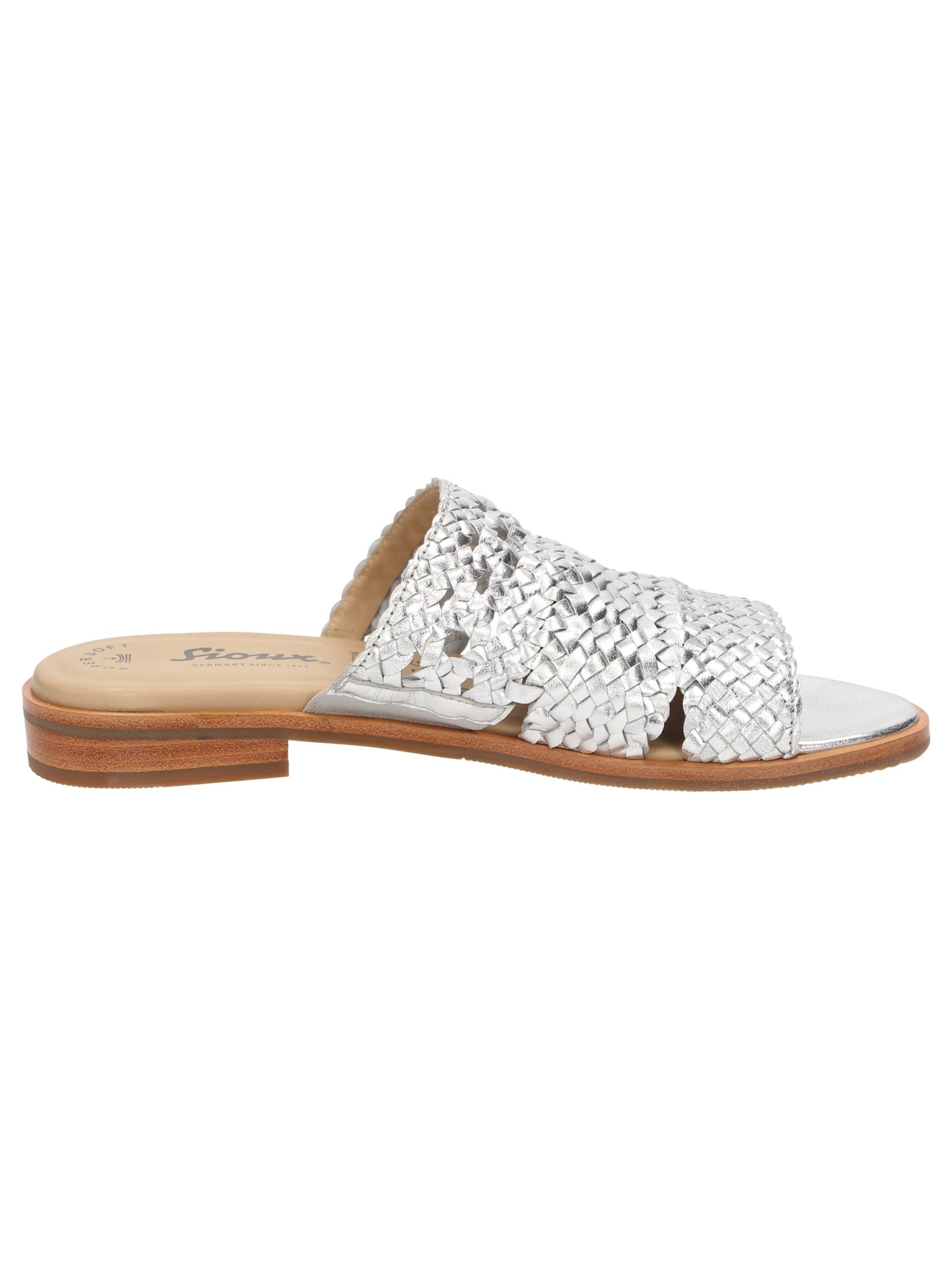 SIOUX Pantolette ' Cosinda-703 ' in Silber