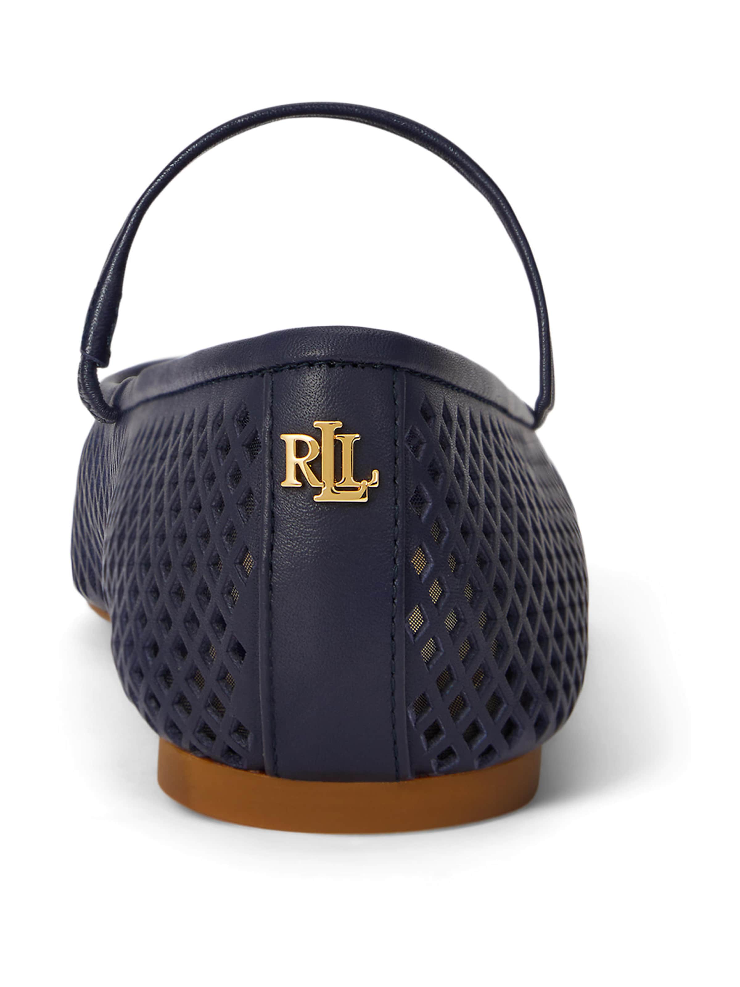 Lauren Ralph Lauren Балетки с ремешком 'JAYNA' в Синий