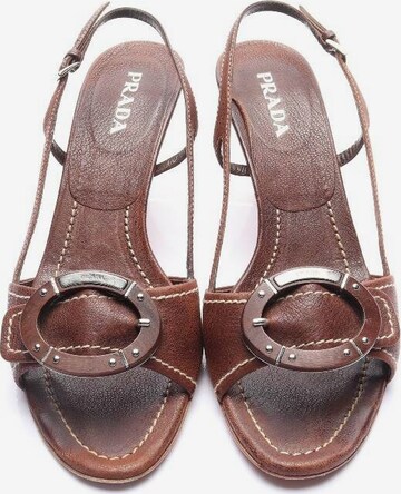 PRADA Sandals & High-Heeled Sandals in 39,5 in Brown