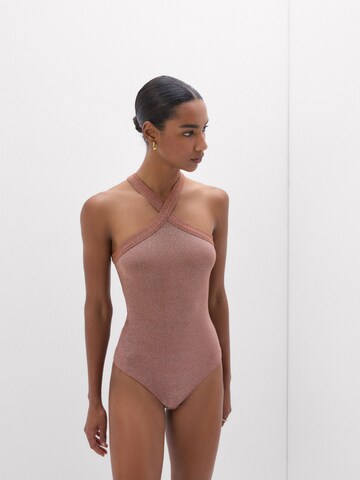 INTIMISSIMI Body in Braun: Vorderseite