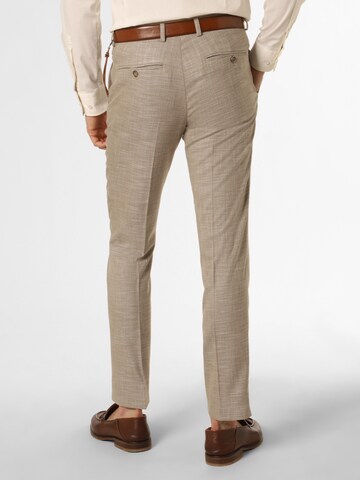 Regular Pantalon à plis 'Mitch' Finshley & Harding en beige