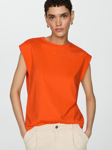 MANGO T-Shirt 'VIRI' in Orange: Vorderseite