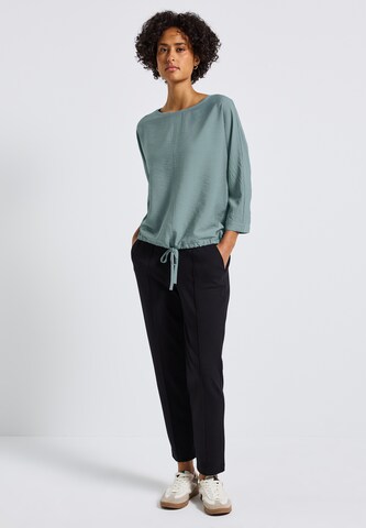 STREET ONE Bluse 'Dolman' in Blau