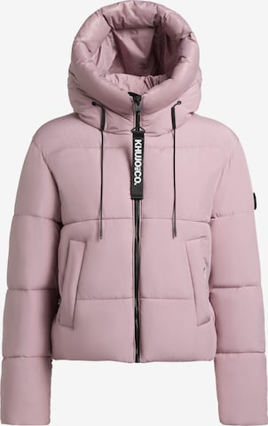 khujo - Casaco de inverno 'Kali' em rosa: frente
