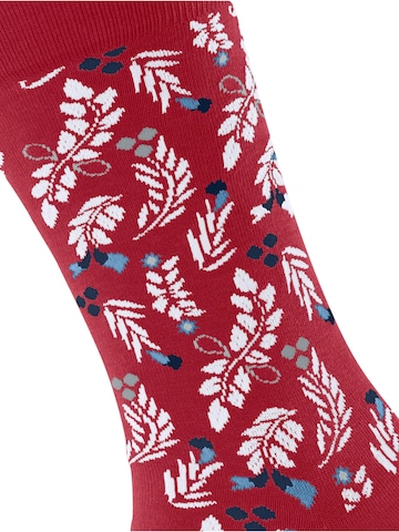 BURLINGTON Socken 'Bloomingday' in Rot: Vorderseite
