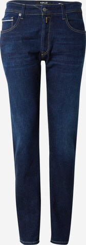 REPLAY Slimfit Jeans 'GROVER' in Blauw: voorkant