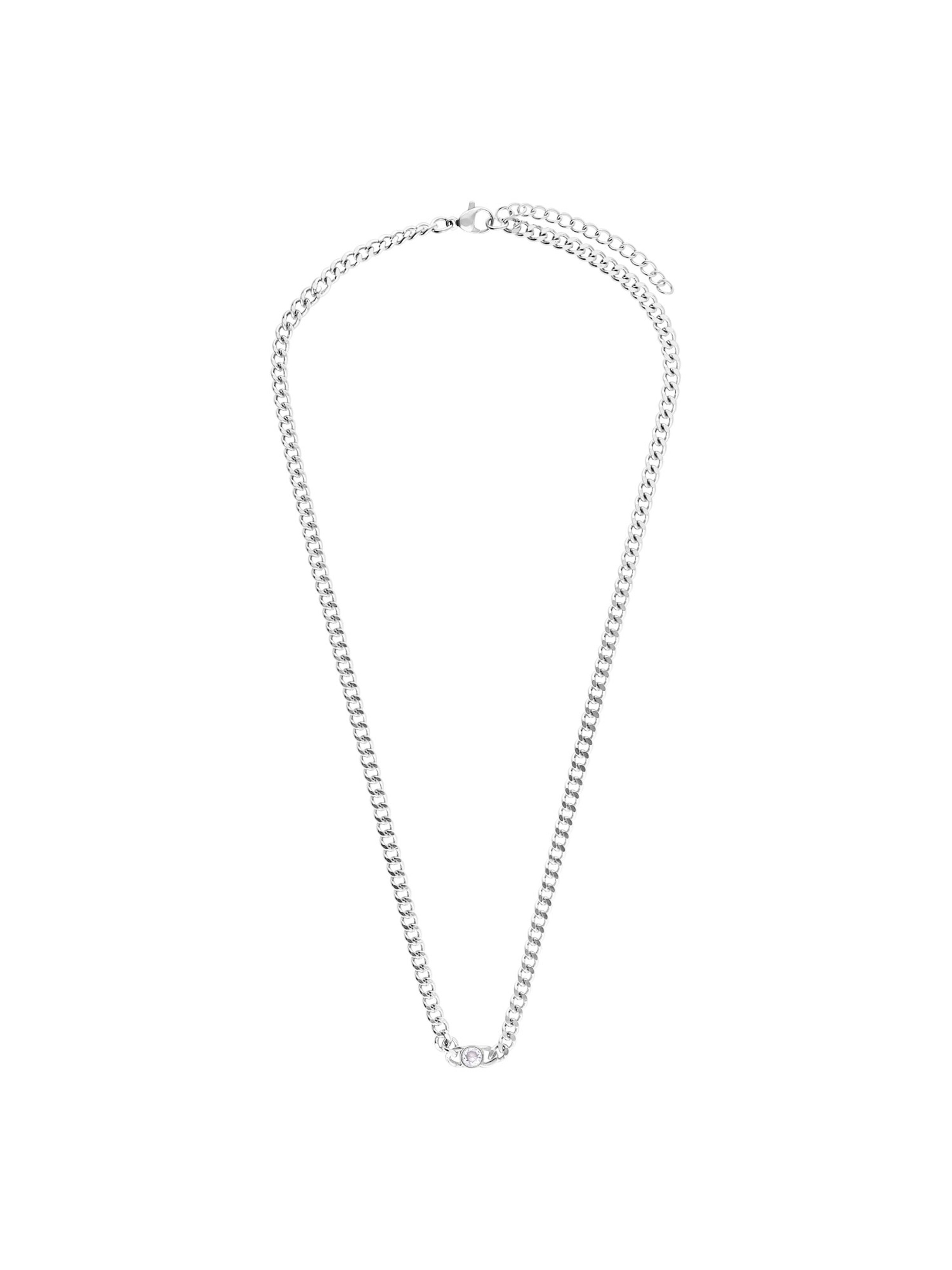 Lucardi Necklace in Silver: front