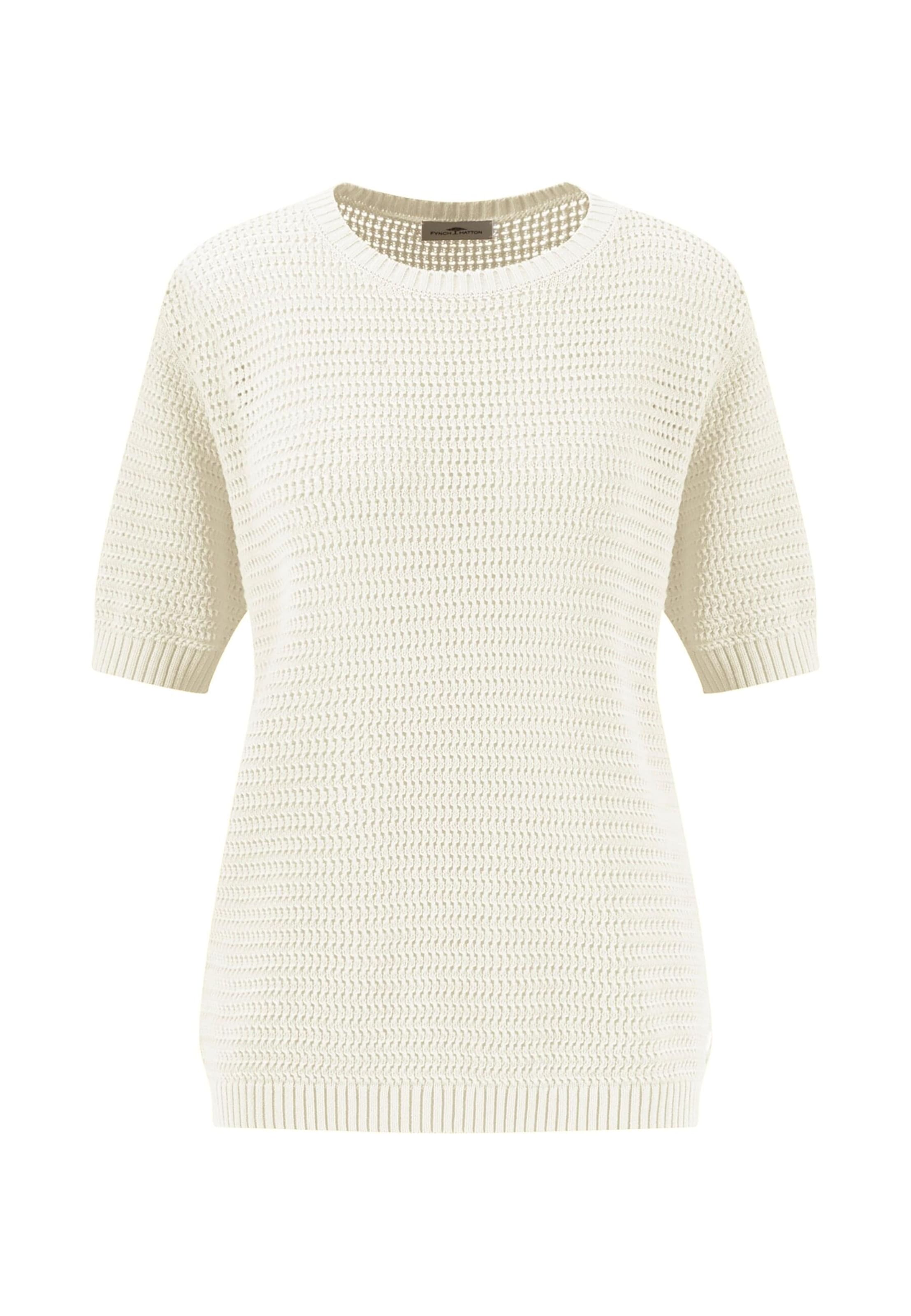 FYNCH-HATTON Svetr – bílá: přední strana