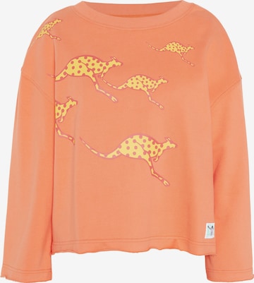 CHIEMSEE Sweatshirt in Orange: front