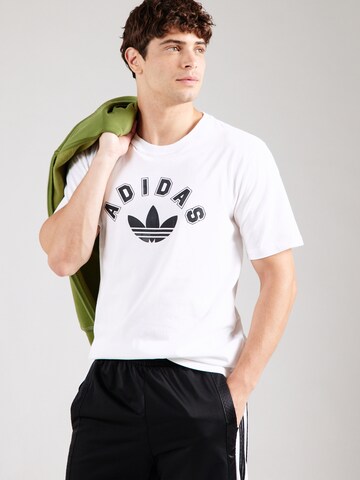 ADIDAS ORIGINALS Shirt in Wit: voorkant