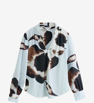 Next - Blusa em azul: frente
