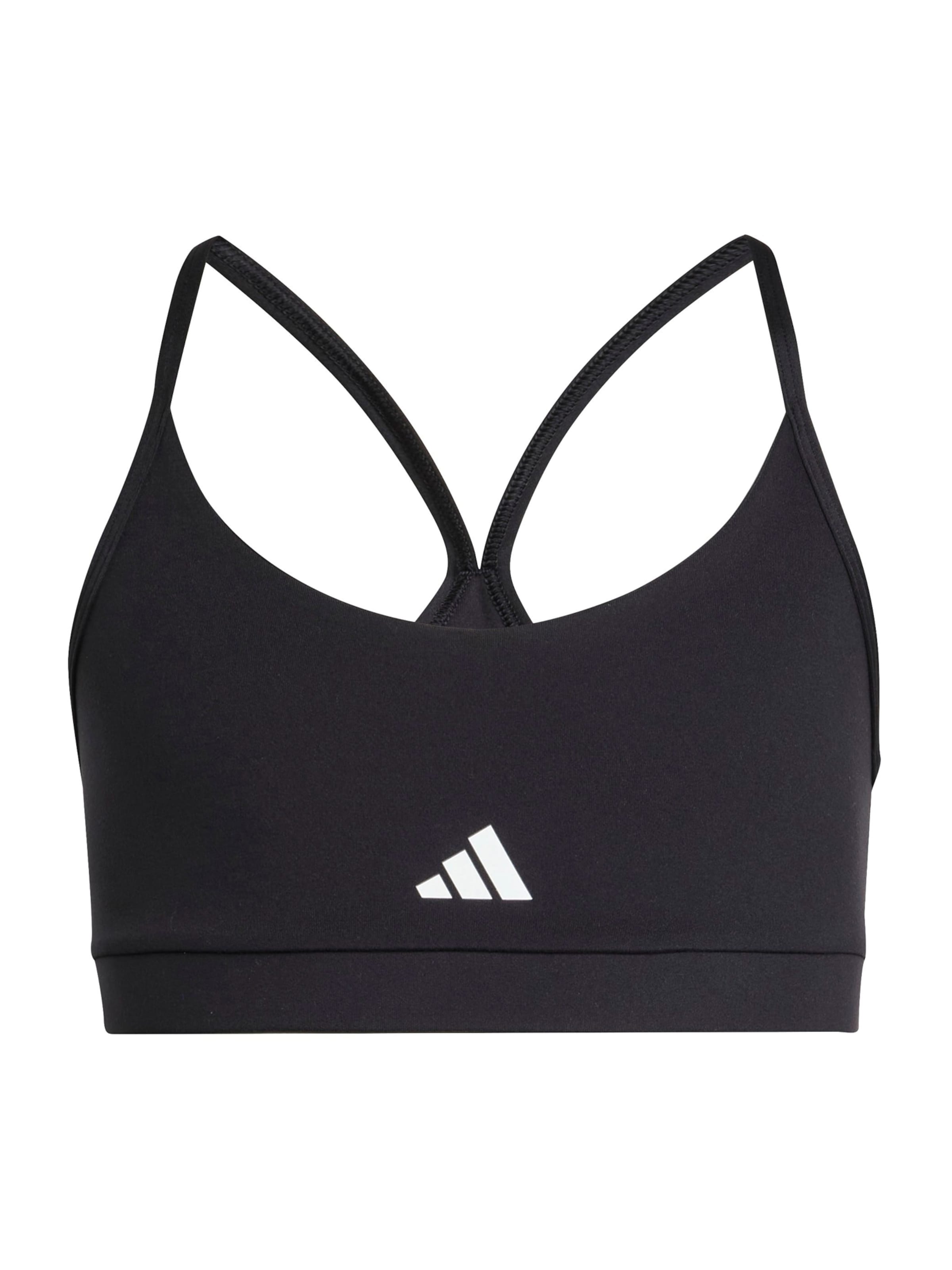 Bustier Sous-vêtements de sport 'Essentials' ADIDAS SPORTSWEAR en noir : devant