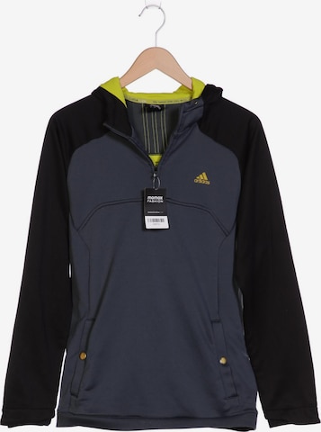 ADIDAS PERFORMANCE Sweatshirt & Zip-Up Hoodie in M in Grey: front