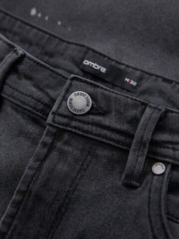 Ombre Regular Jeans in Grijs
