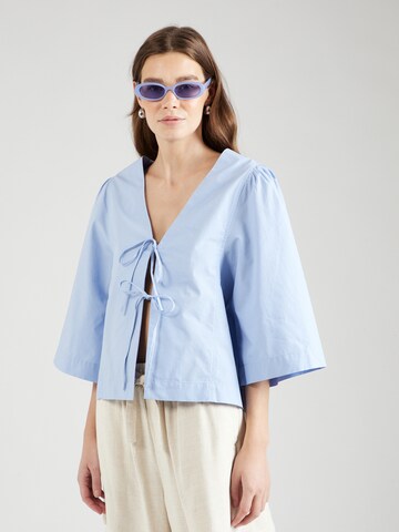 OBJECT Blouse 'Demi' in Blauw: voorkant