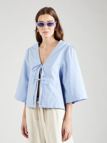 OBJECT Bluse 'Demi' in Blau: predná strana