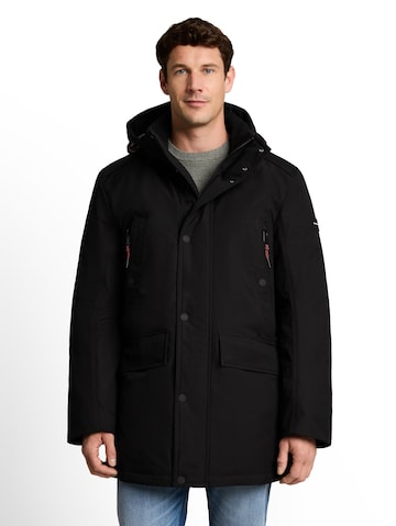TOM TAILOR - Chaqueta funcional en negro: frente