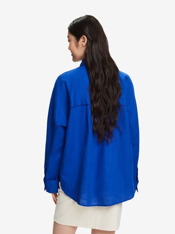 ESPRIT Bluse in Blau