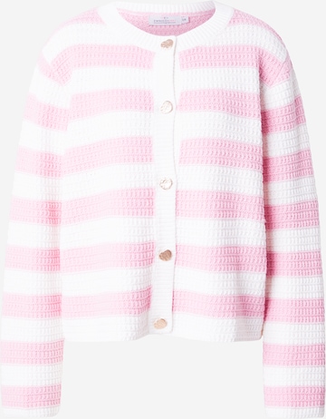 Vestes en maille Zwillingsherz en rose : devant
