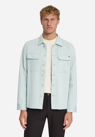 No Excess Between-Season Jacket in Blue: front