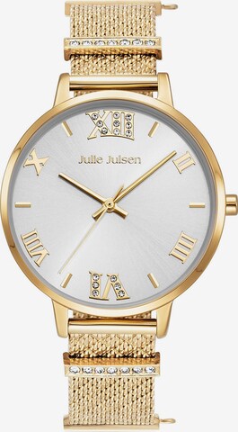 Julie Julsen Analog Watch in Gold: front