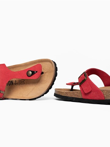 Bayton - Zapatos abiertos 'MERCURE' en rojo