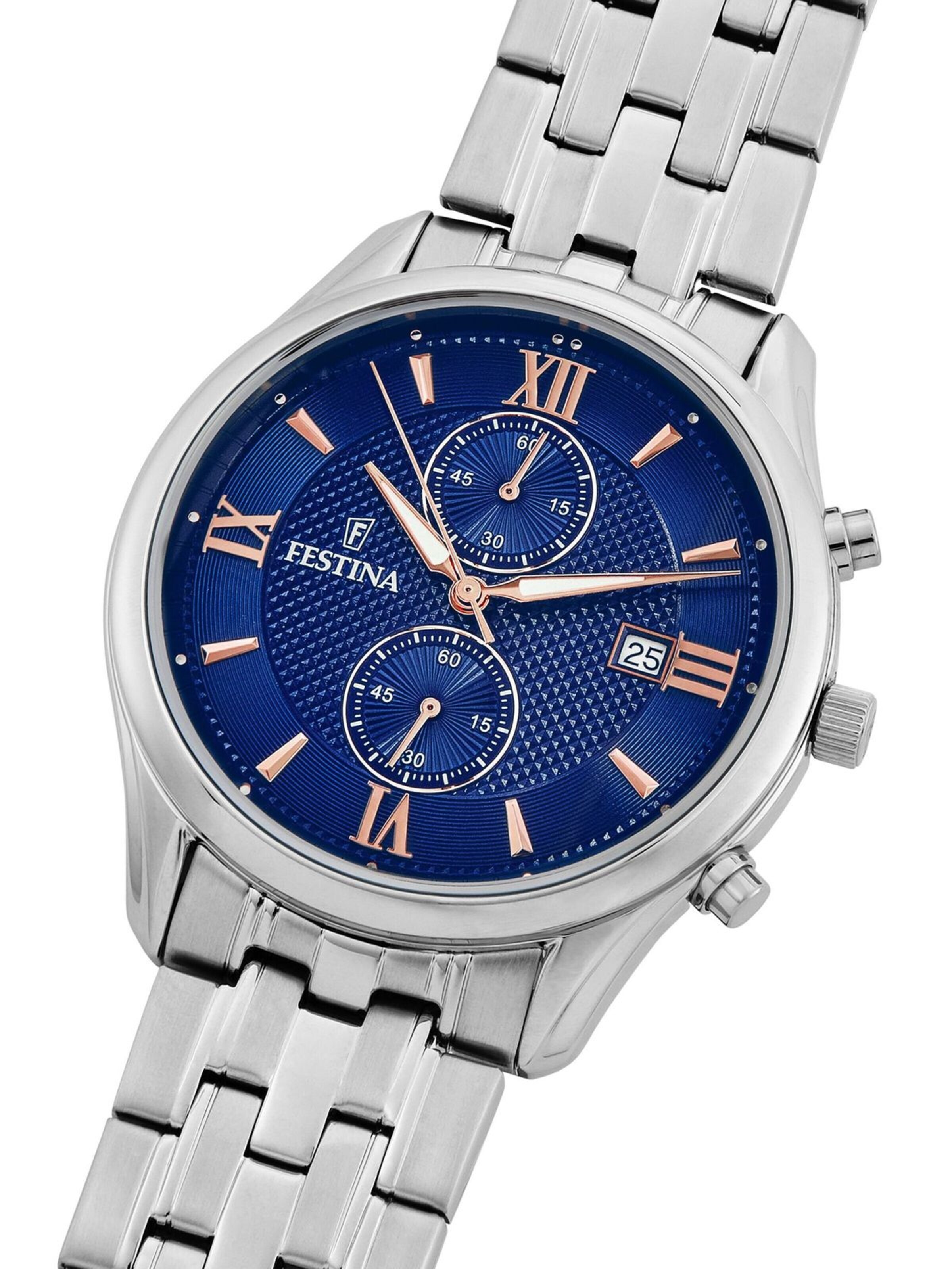 Montre à affichage analogique 'Chronograph TIMELESS CHRONOGRAPH' FESTINA en bleu
