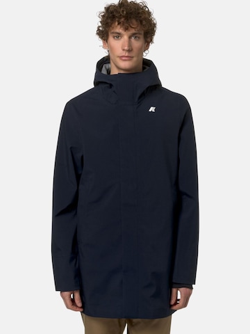 K-Way Tussenjas 'K-WAY TOMMY BONDED JERSEY GIUBBINO' in Blauw: voorkant