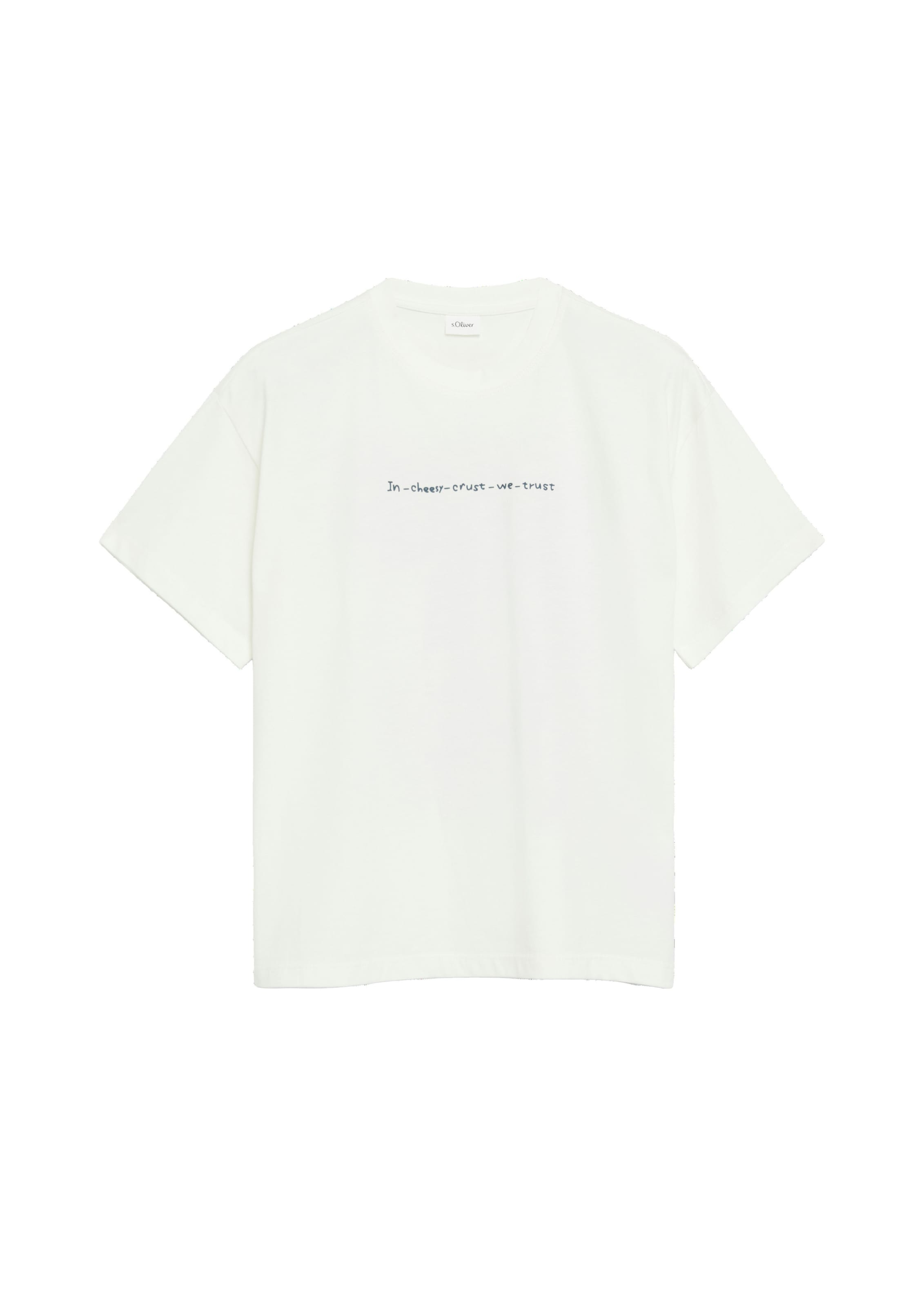 T-Shirt s.Oliver en blanc : devant
