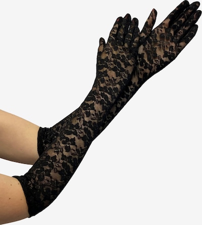 Dirndline Fingerhandschuhe 'Spitzenhandschuhe, lang' in schwarz, Produktansicht