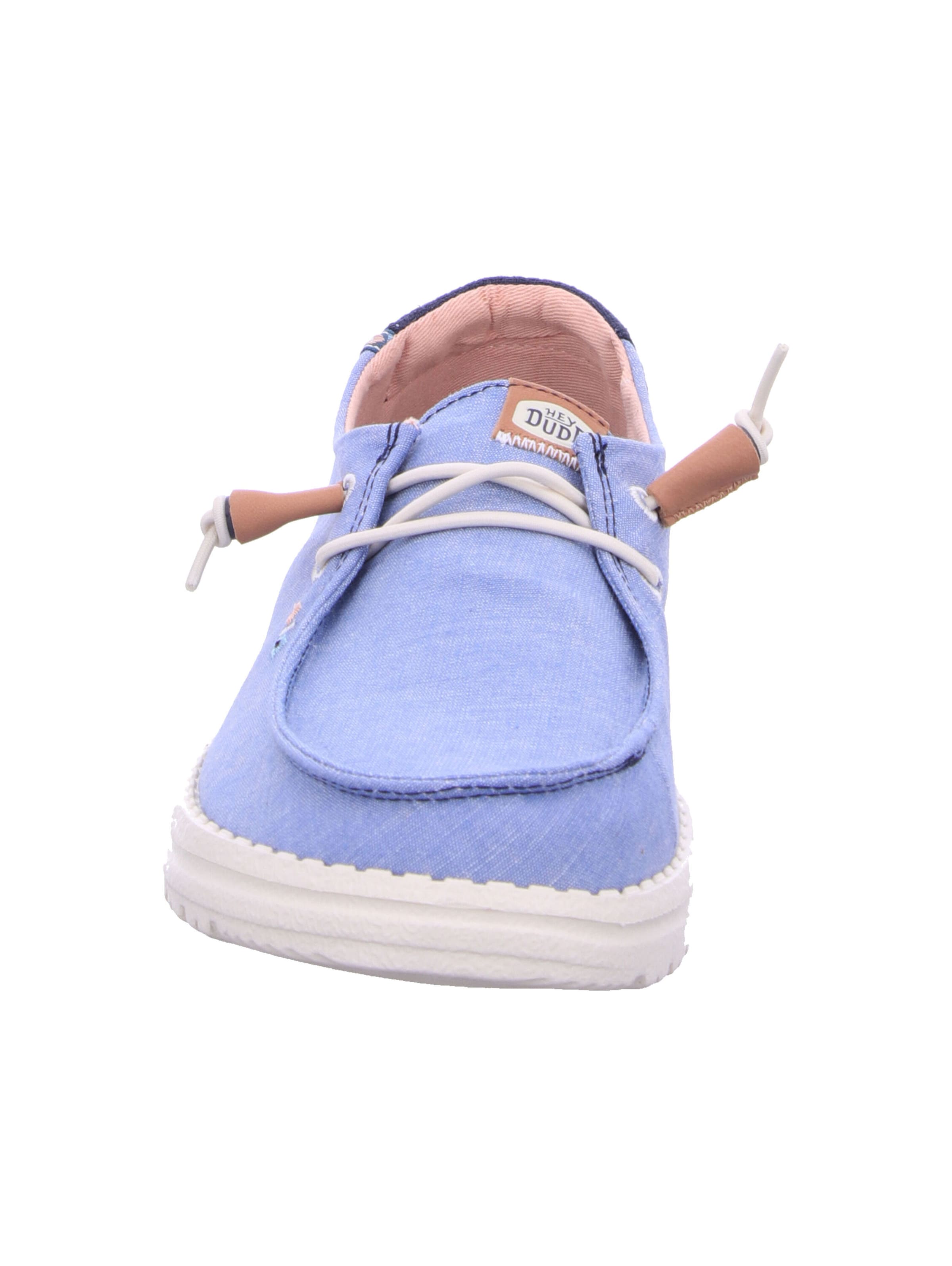 HEY DUDE Classic Flats 'Wendy Chambray Boho' in Blue
