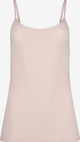 HUBER Spaghettitop ' Soft Modal ' in Pink: Vorderseite