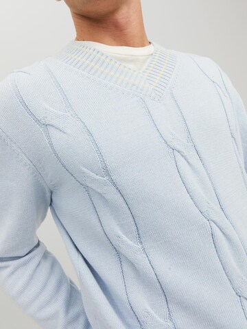 JACK & JONES Pullover 'OSCAR' in Blau