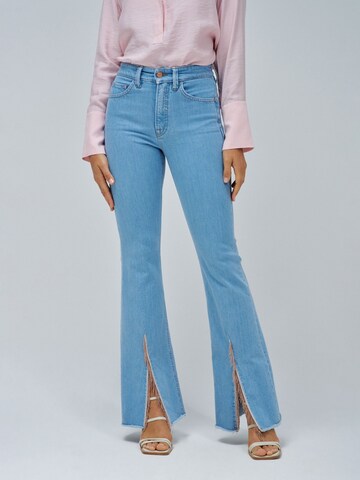 Skinny Jean Salsa Jeans en bleu : devant
