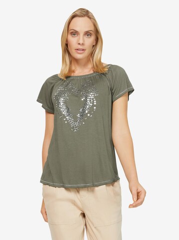 T-shirt Linea Tesini by heine en vert : devant